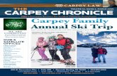 Carpey Family Annual Ski Trip · tips until it reaches a crumbly state. Refrigerate until ready to use. 2. Preheat the oven to 375°F and set an oven rack in the middle position.