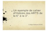 Un exemple de cahier d’Histoire des ARTS de la 6° à la 3°.histoire-geographie.ac-dijon.fr/IMG/pdf/LIVRET... · 3-« Art du quotidien » (arts appliqués – design – arts populaires)