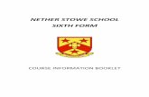 COURSE INFORMATION BOOKLET · Grade 6/6 in combined science or a grade 6 or above in GSE hemistry. We also require a Grade 6 or above in GSE maths. Suggested Reading Aiming for an