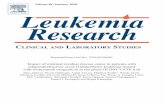 Volume 88, January 2020 Leukemia Research · Av. Josep Tarradellas, 20-30 08029 Barcelona Tel.: 932 000 711 Fax: 932 091 136. Contents lists available at ScienceDirect ... Orange,