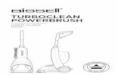 TURBOCLEAN POWERBRUSH - Vacuum Cleaners, Steam …...Chemical spot cleaners or solvent-based soil removers should not be used. These products may react with the plastic materials used