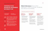 GENERATING What’s Necessary: How to think MASSIVE BUSINESS differently · PDF file 2020-04-27 · What’s Necessary: How to think differently in order to recover, recalibrate and