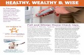 HEALTHY, WEALTHY & WISE - Carpet Cleaningmarketingcarpetcleaning.com/Pcssuperiorfiles/PCSNewsletterOctober2016... · Quick Tips OCTOBER IS HEALTHY, WEALTHY & WISE OCTOBER 2016 Published