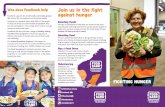Who does Foodbank help Join us in the fight against hunger...FIGHTING HUNGER Foodbank is Western Australia’s largest food relief organisation providing over 6.1 million meals a year