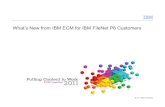What’s New from IBM ECM for IBM FileNet P8 …public.dhe.ibm.com/software/data/sw-library/ecm-programs/...Services, Content Services, IBM Content Manager or IBM Content Manager OnDemand.