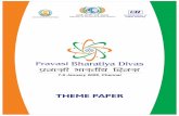 THEME PAPER - Ministry of External Affairs · 2017-07-25 · THEME PAPER Preface: The Pravasi Bharatiya Divas (PBD) launched in 2003 commemorates the return of the first great Pravasi