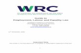 Guide to Employment, Labour and Equality Law · PDF file Employment, Labour and Equality Law Workplace Relations Commission Information and Customer Services O’Brien Road, Carlow