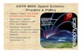 ASTR 4800: Space Science - Practice & Policyjaburns/astr4800/files...What is Heliophysics? Heliophysics is a term coined by NASA to describe the study of the sun and what the sun interacts