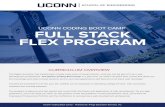 UCONN CODING BOOT CAMP FULL STACK FLEX PROGRAM...The UConn Coding Boot Camp is a part-time, 24-week Full Stack Flex course that gives you the knowledge and skills to build dynamic