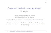 Continuum models for complex systemshelper.ipam.ucla.edu/publications/onr2009/onr2009_8811.pdf · ↑ Pierre Degond - Continuum models for complex systems ↓ Self-organization 8