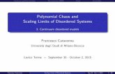 Polynomial Chaos and Scaling Limits of Disordered Systems ...staff.matapp.unimib.it/~fcaraven/download/slides/levico-3-ho.pdf · Unlike discrete DPRE, there isno continuum Hamiltonian