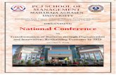 ORGANISING National Conferenceconferences.mau.ac.in/Management/pdf_files/Brochure... · pollution free environment of Shivalik foothills near Kasauli and Pinjore Gardens. It is easily