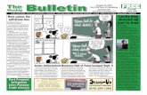 The Bulletin Our 23rd Year of Publishing August 23, 2016 ... · Page 2 THE BULLETIN August 23, 2016 (979) 849-5407 ABOUT US John and Sharon Toth, Owners and Publishers Since July