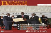 Bench Bulletin Issue 76, April - June 2017kenyalaw.org/kl/fileadmin/BenchBullettin/BBIssue37.pdf · The Kenya Law Android app ACK Garden Annex , 5th Floor, 1st Ngong Avenue, Ngong