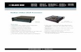 Radian Video Wall Processor · 2017-04-19 · Overview • Expandable with multiple chassis configuration. • Supports up to 64 video outputs. • Supports hundreds of video inputs.