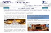 Christmas with Regent Home Tuition 18 – 31 December 2016 info packs... · - visit local Christmas markets - attend Christmas carol concerts - watch Christmas pantomimes and shows