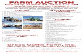 FARM AUCTION · • Noble harrow cart hyd 4 section LIVESTOCK EQUIPMENT & MISC. • 10-16’ silage feed bunks • 4 mineral feeders • 6 hay rings • 3 King creep feeders • 10