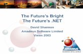 The Future’s Bright The Future’s · The Future’s Bright The Future’s .NET David Shannon Amadeus Software Limited Views 2003