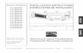 Models/Modelos iNSTALLATiON iNSTRUCTiONS … · 2017-10-20 · YOUR SAFETY FIRST BEFORE YOU START * Proper installation is the installer's responsibility!-Read the entire manual before