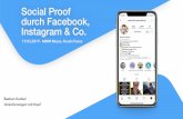 Social Proof durch Facebook, Instagram & Co. · 2019-03-13 · Social Proof durch Facebook, Instagram & Co. Bastian Kunkel Versicherungen mit Kopf 19.03.2019 - MMM Messe, Fonds Finanz