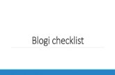 Blogi checklist - KoduleheKoolitused...5 sammu, kuidas blogiga raha teenida Alusta blogi pidamist. Kirjuta sisu, mis tooks palju liiklust. Muuda külastajad uudiskirjaga liitujateks.