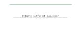 Multi-Effect Guitardelliott/cmpe490/... · filter along with attenuation and delay lines. It’s enabled by toggling SW(14). Essentially, the input audio passes through a Comb Filter