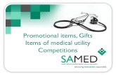 Promotional items, Gifts Items of medical utility · PDF file From the Code – GIFTS Chapter 3. Section 2 Promotional aids Occasional items to HCPs, appropriate administrative staff,