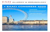 + EAACI CONGRESS 2020 · Sanjay et al. 91 “We hope that EMJ Allergy & Immunology 5.1, and ... Dr Amir Hamzah Abdul Latiff Pantai Hospital, Malaysia Dr Ting Fan Leung The Chinese