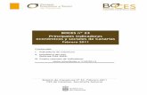 BO CES nº 23 Principales indicadores económicos y sociales ... · (Informe PISA 2009) III. Cuadro resumen de indicadores (datos actualizados a 11/03/2011) Boletín de Coyuntura