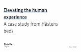 A case study from Hästens beds - Deloitte United States · 1. Retail experience 2. Digital Marketing pilot Improve in store buying experience Automate back office processes Improve