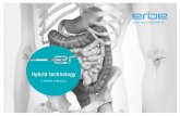 Hybrid technology - ERBE Elektromedizin GmbH€¦ · [electrosurgery] technology for ablation with controlled cutting and coagulation technique. The HybridKnife® enables submucosal