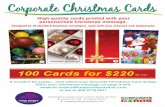 Printing, Design & Signage Dandenong | Printing Dandenong - 100 Cards … · Designed to fit standard business envelopes, ... Candy Cane Tree Christmas Lights Christmas Boxes 14 16