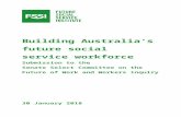 Recommendations - Future Social Service Institute …€¦ · Web viewRecommendation 4: Recognise and promote the social service sector as a vital contributor to Australia’s future