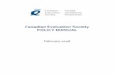 CES Policy Cover page - evaluationcanada.ca · 2018-03-22 · CES Organizational Policy 1 – Election of Officers OP‐1 / 1 Policy and Procedure Title Election of Officers Policy