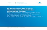 Descripción, Implementación y Lecciones para la ... · Matriz de observación para visita centros CAI 201 ... Estrategias de evaluación de los aprendizajes y/o progresos de los