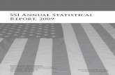 SSI Annual Statistical Report, 2009...SSI Annual Statistical Report, 2009 Social Security Administration Office of Retirement and Disability Policy Office of Research, Evaluation,