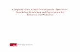 Computer Model Calibration: Bayesian Methods for ...– calibration parameters: Be Gamma, Be OSF, Xe Gamma, Xe OSF – response: Shock location Department of Statistics and Actuarial