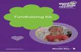 Fundraising Kit - Good Friday Appeal · help with lots of tips, tricks and resources. How to get started? 1. Choose a fundraising idea and a date that works best for you. 2. Come