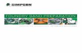 FOUNDRY SAND PREPARATION - Simpson Technologies · 2019-12-19 · foundry to effectively increase competitiveness and profitability. • Simpson Multi-Cooler, in seven models, provides