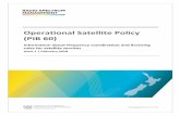Operational Satellite Policy (PIB 60)...RADIO SPECTRUM MANAGEMENT 4 Operational Satellite Policy (PIB 60) 1 Introduction 1.1 Content This document specifies the operational policy