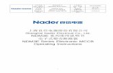 Shanghai Nader Electrical Co., Ltd. NDM3E 系列使用说明书 电子 … · 2019-05-31 · Shanghai Nader Electrical Co., Ltd. NDM3E 系列使用说明书 电子式塑壳断路器