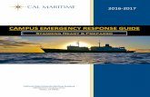 CAMPUS EMERGENCY RESPONSE GUIDE · 2016-2017 CAMPUS EMERGENCY RESPONSE GUIDE California State University Maritime Academy 200 Maritime Academy Drive Vallejo, CA 94590 ... Student