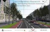Tramlijn Vlaanderen Maastricht...• De tram wordt elektrisch aangedreven en kent dus geen uitstoot van uitlaatgassen. • Bussen met een verbrandingsmotor komen mogelijk te vervallen.