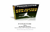 EVERTON Vs ARSENAL - Amazon S3 · Everton Vs Arsenal History Get full match stats every week here Date: 23rd August 2014 EVERTON v. ARSENAL Previous Results Seasons Result H/Time