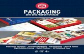 PACKAGINGenvision-3.com/docs/Envision3-PackagingCatalog-2015-Branded.pdf · 2015-2016 PRODUCT CATALOG Promotional Packaging - Corrugated Packaging - B2B Packaging - Boxes & Mailers