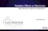 Radiation Effects on Electronics - uspas.fnal.gov · The History of Radiation Effects in Electronics • The original failures were seen in boats around nuclear weapons testing done