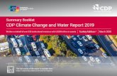 Summary Booklet CDP Climate Change and Water Report 2019 · arÇelİk a.Ş. aselsan elektronİk sanayİ ve tİcaret a.Ş. coca-cola İÇecek a.Ş. enerjİsa enerjİ a.Ş. enka İnŞaat