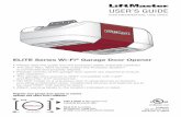 LiftMaster 8550W, 8550WL, 8557W, 8587W, 8587WL, 8550W ... · 9. Install wall-mounted garage door control: • within sight of the garage door. • out of reach of small children at