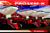 Semoirs monograines Precision planters PROSEM-K · PROSEM is the only planter in the market equipped with double opener disc at 9º of tilt-ing. This detail offers, according to independent
