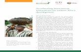 Accelerating biosciences innovations for eastern Africa ... · and product oriented innovation activities in eastern Africa. Through the bioresources innovation fund, the progam supports